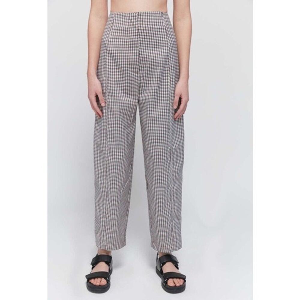 UO Urban Outfitters Saunter Carrot Trouser Pants Plaid High Waist Size 8